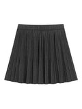 Women's Pleated Fashion Designer 2-5XL Mini Skirts (Plus Size)