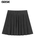 Women's Pleated Fashion Designer 2-5XL Mini Skirts (Plus Size)