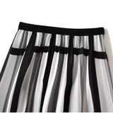 Women's Pleated Plaid S-L Fashion Designer A-Line Skirts (Midi)
