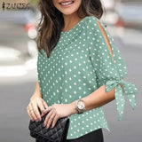 Women's Printed Fashion Designer Bow T-Shirts (Plus Size)-Women's Tops Fashion Designer Plus Size T-Shirts / Blouses