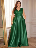 Women's Prom Cocktail  2-4XL Fashion Designer Long Dresses (Plus Size)