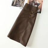 Women's PU Leather Fashion Designer 2-4XL Mini Skirts (Plus Size)