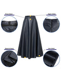Women's PU Leather Fashion Designer A-Line 2-5XL Midi Skirts (Plus Size)