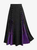 Women's Ruffle A-Line Fashion Designer Lace L-4XL Skirts (Plus Size)