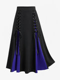 Women's Ruffle A-Line Fashion Designer Lace L-4XL Skirts (Plus Size)