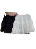 Women's Ruffle Fashion Designer Lace A- Line S-4XL Skirts (Plus Size)