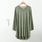 Women's Ruffle O Neck Tops 2-8XL Fashion Designer T-Shirts (Plus Size)-Women's Tops Fashion Designer T-Shirts / Blouses-army-Women&#x27;s fashion designer plus size clothes