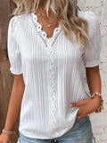 Women's Ruffle Sleeves Fashion Designer Off Shoulder T-Shirts (Plus Size)