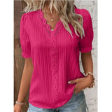 Women's Ruffle Sleeves Fashion Designer Off Shoulder T-Shirts (Plus Size)