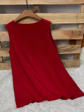 Women's Ruffle Tops 3-5XL Scalloped Fashion Designer Singlets (Plus Size)