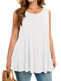 Women's Ruffle Tops Blouse 1-6XL Fashion Designer Singlets (Plus Size)-White-6XL
