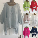Women's Ruffle Trim 2-6XL Tops Fashion Designer Blouse T-Shirts (Plus Size)