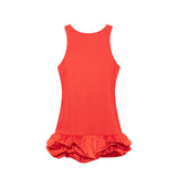 Women's Ruffled Trim Bubble Fashion Designer Mini XS-L Dresses (Short)-Women's Fashion Designer Dresses-pic 11-Women&#x27;s fashion designer plus size clothes