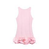 Women's Ruffled Trim Bubble Fashion Designer Mini XS-L Dresses (Short)-Women's Fashion Designer Dresses-pic 8-Women&#x27;s fashion designer plus size clothes