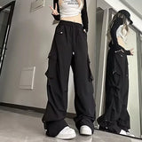 Women's S-2XL Ruffled Cargo Fashion Designer Pants