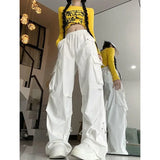 Women's S-2XL Ruffled Cargo Fashion Designer Pants