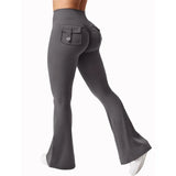 Women's S-2XL Wide Leg High Stretch Fashion Designer Pants