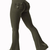 Women's S-2XL Wide Leg High Stretch Fashion Designer Pants