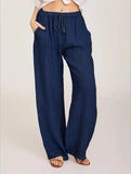 Women's S-3XL Fashion Designer Cotton Hemp Casual Pants