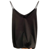 Women's Satin Crop Tank Fashion Designer S-2XL Tops Singlets-Women's Tops Fashion Designer Singlets-International Women's Clothing