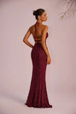 Women's Sequin XS-L Fashion Split Prom Designer Dresses (Long)