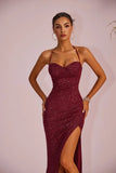 Women's Sequin XS-L Fashion Split Prom Designer Dresses (Long)