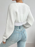 Women's Shrug Knitted Tank Tops Fashion Designer Cardigans-Women's Fashion Designer Jerseys Tops