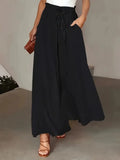Women's Skirt Wide-Leg S-2XL Fashion Designer Pants-Women's Fashion Designer Leggings / Pants-International Women's Clothing