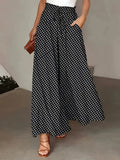 Women's Skirt Wide-Leg S-2XL Fashion Designer Pants-Women's Fashion Designer Leggings / Pants-International Women's Clothing