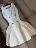 Women's Sleeveless Fashion Designer Office S-2XL Mini Dresses (Short)