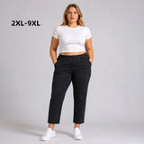 Women's Slim Fit 2-9XL Fashion Designer Pants (Plus Size)