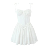 Women's Sling Corset Fashion Designer Mini S-L Dresses (Short)