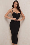 Women's Spaghetti Bodycon Fashion Designer Split Dresses (Midi)-Women's Fashion Designer Dresses