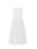 Women's Spaghetti Strap Split Fashion Designer XS-L Dresses (Midi)