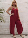 Women's Split Designer Fashion 1-5XL Wide Leg  Jumpsuits (Plus Size)