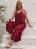 Women's Split Designer Fashion 1-5XL Wide Leg  Jumpsuits (Plus Size)