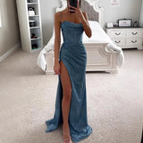 Women's Split S-2XL Fashion Designer Sequin Prom Dresses (Long)
