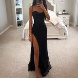 Women's Split S-2XL Fashion Designer Sequin Prom Dresses (Long)