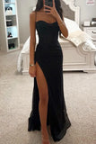Women's Split S-2XL Fashion Designer Sequin Prom Dresses (Long)