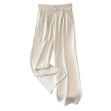 Women's Straight 4-9XL Elastic Waist Fashion Designer Pants (Plus Size)