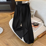 Women's Straight 4-9XL Elastic Waist Fashion Designer Pants (Plus Size)