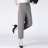 Women's Straight Leg 2-8XL Fashion Designer Office Pants (Plus Size)