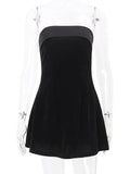 Women's Strapless Backless Fashion Designer Mini Dresses (Short)-Women's Fashion Designer Dresses