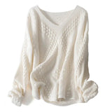 Women's Sweater Hollow Out Fashion Designer M-4XL Cardigans (Plus Size)
