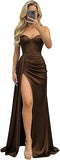 Women's Sweetheart XS-2XL Prom Satin Fashion Designer Dresses (Long)