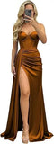 Women's Sweetheart XS-2XL Prom Satin Fashion Designer Dresses (Long)