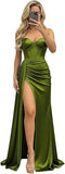 Women's Sweetheart XS-2XL Prom Satin Fashion Designer Dresses (Long)