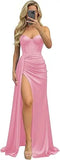 Women's Sweetheart XS-2XL Prom Satin Fashion Designer Dresses (Long)