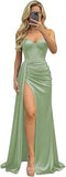 Women's Sweetheart XS-2XL Prom Satin Fashion Designer Dresses (Long)
