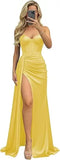 Women's Sweetheart XS-2XL Prom Satin Fashion Designer Dresses (Long)